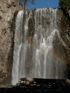 Rainbow Falls in the Eastern Sierra